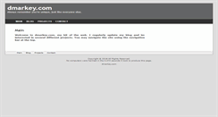 Desktop Screenshot of dmarkey.com